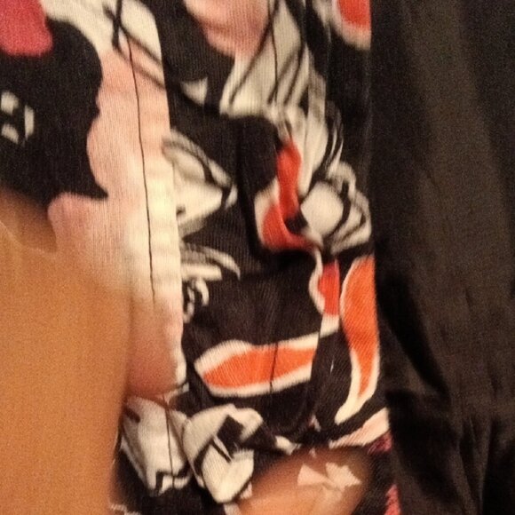 Kim Rogers Black and Red Floral Blazer - Picture 6 of 12